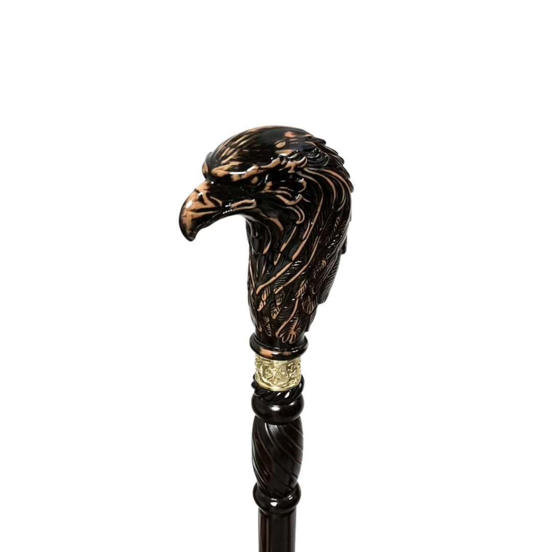 Black Eagle Walking Cane, third view