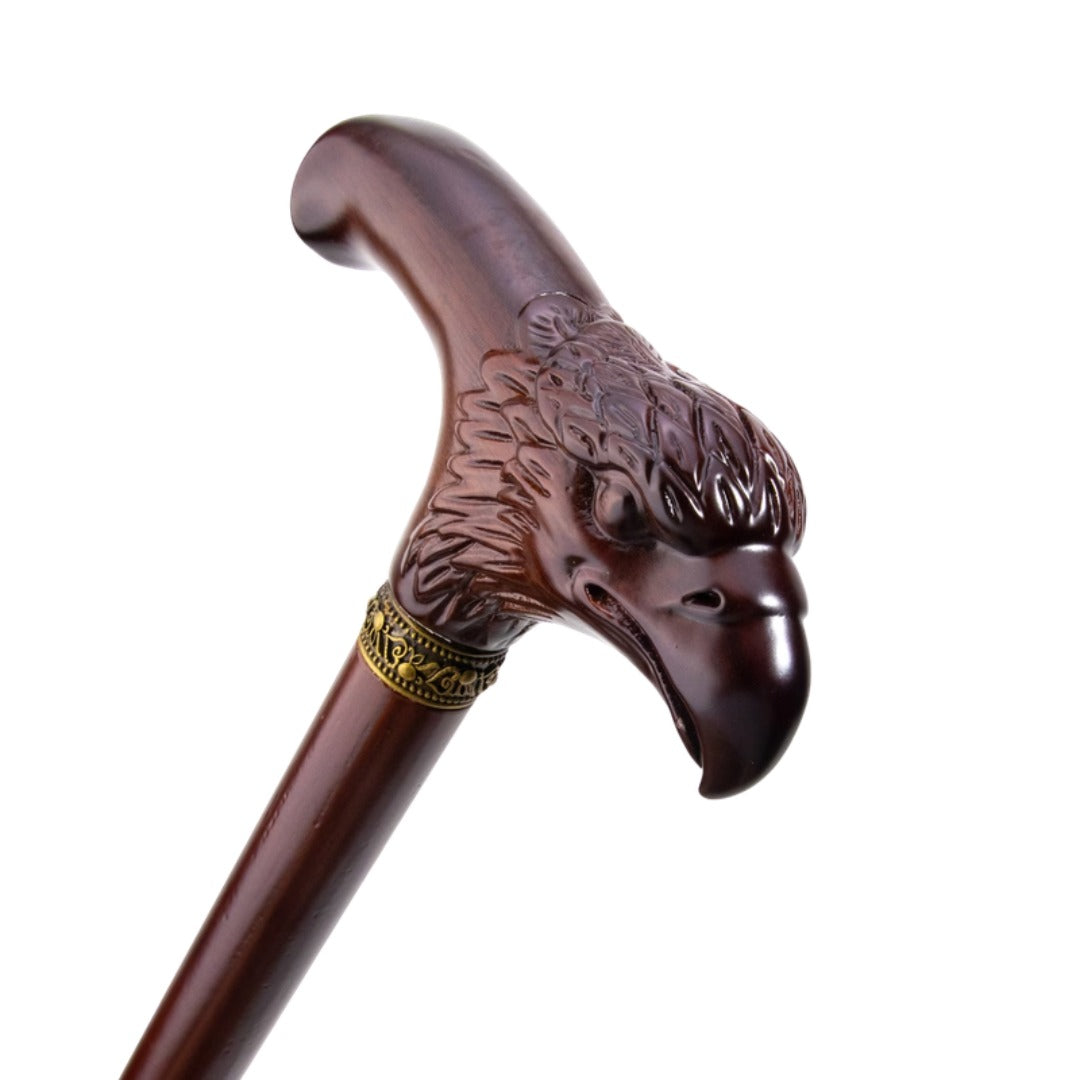 Eagle Head Walking Cane, third view
